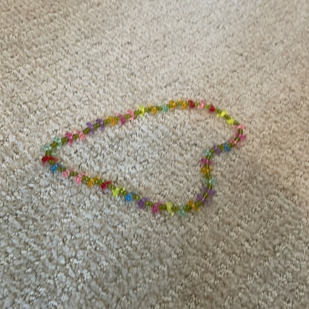 Rainbow dolphin kids necklace - Picture 2 of 5